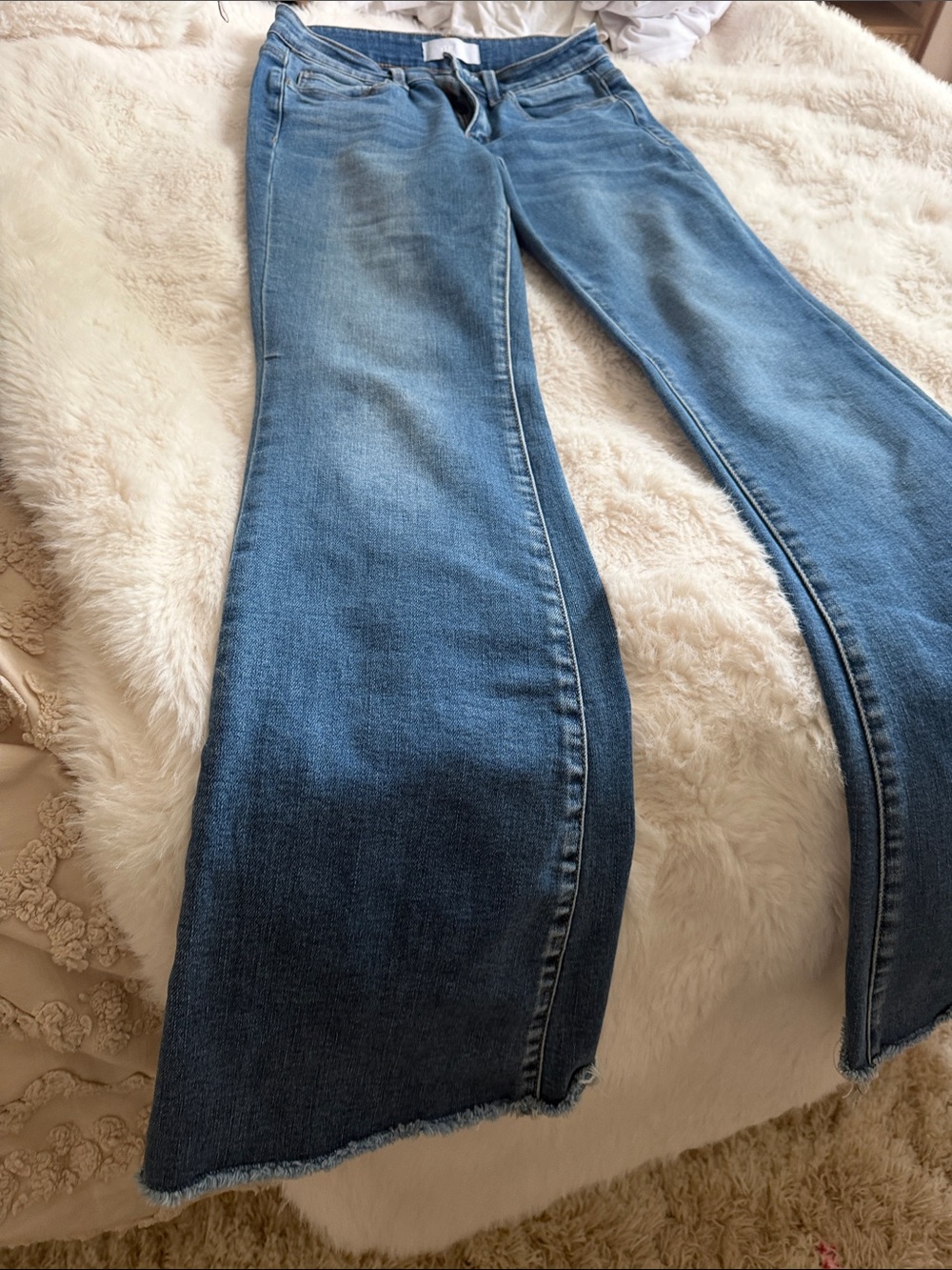 Classic Mid-Blue Flare Jeans - Women - Picture 3 of 3
